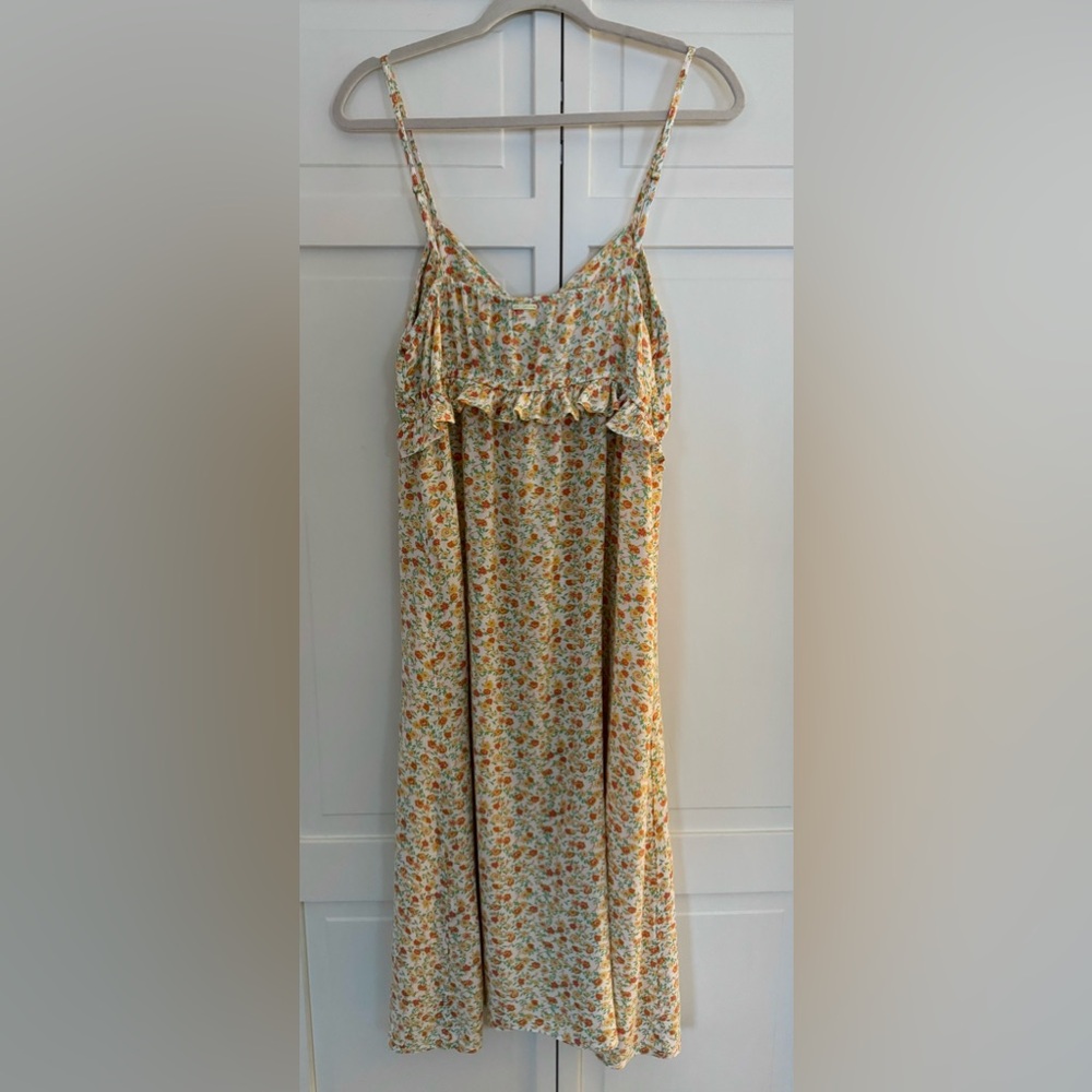 Billabong Floral Midi Dress - Size XL - Picture 3 of 4